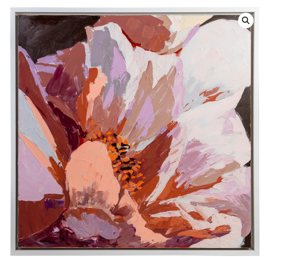 Blooming Fantastic  Canvas Oil  800 x 800mm