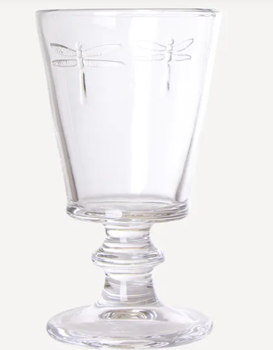 Dragonfly Wine Goblet