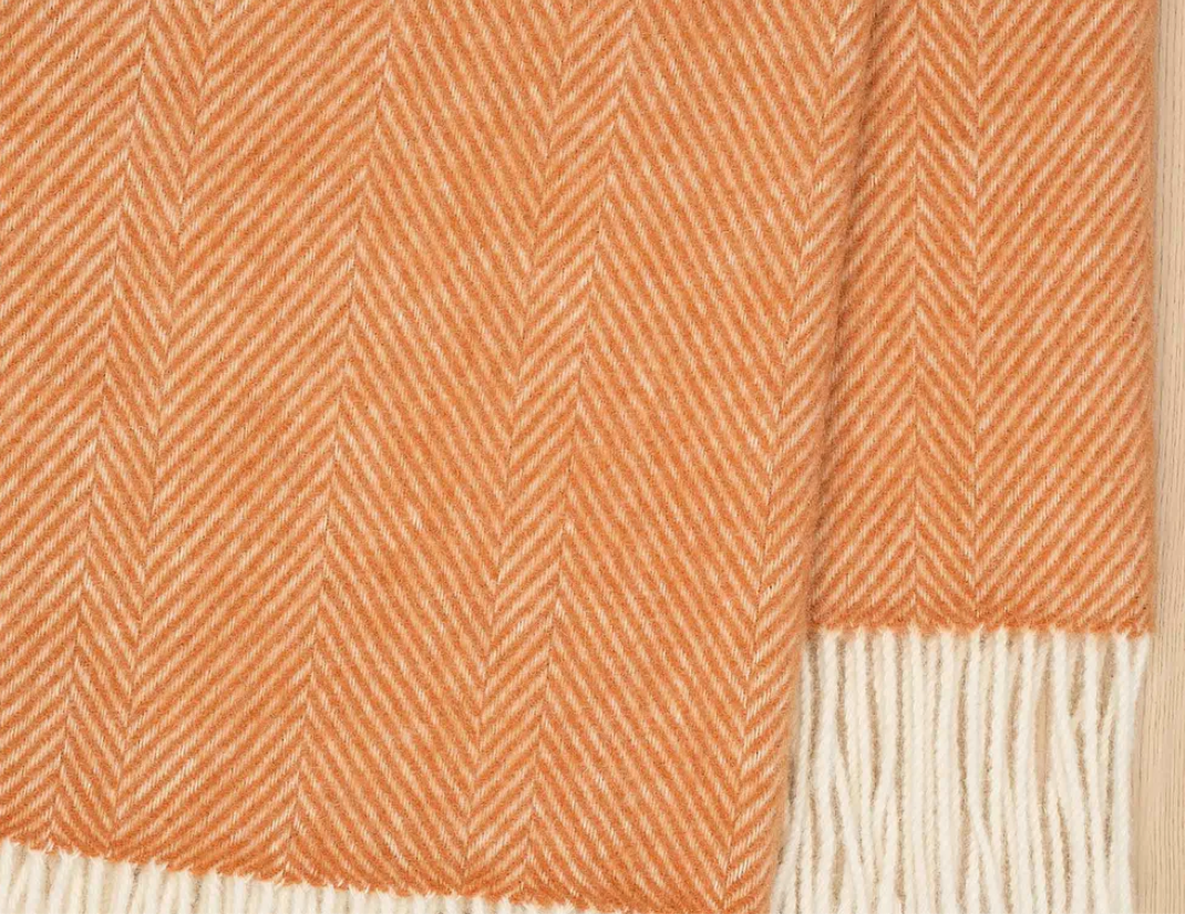 Lindis Throw - Apricot