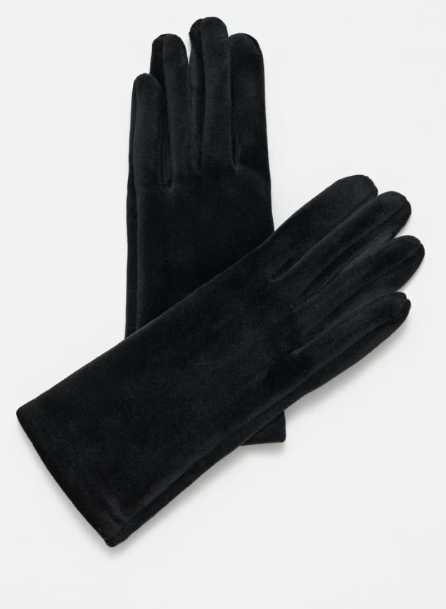 Gloves - Black Velvet Luxe