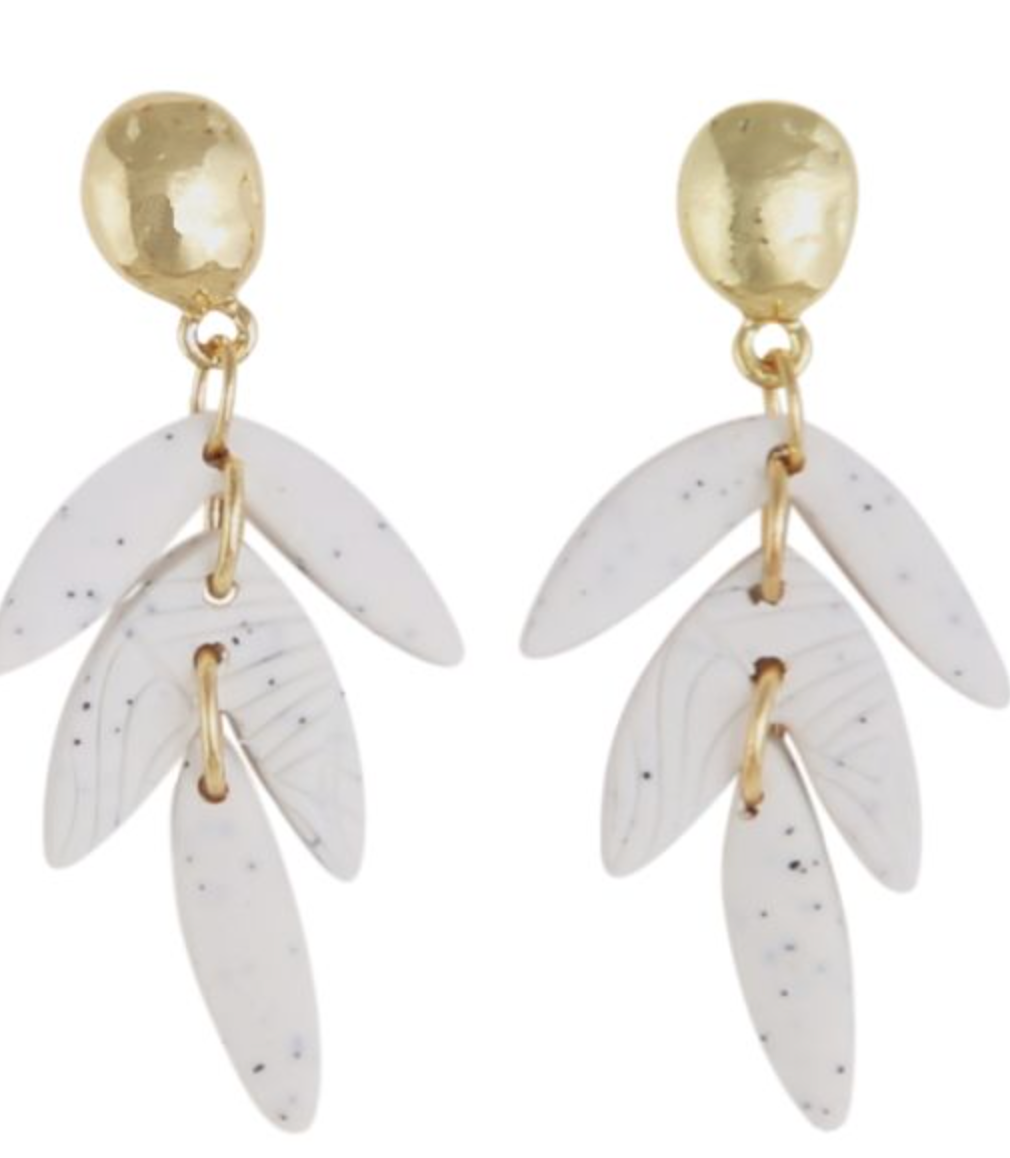 Amy Earings White