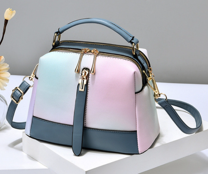 Rainbow Handbag - Blue