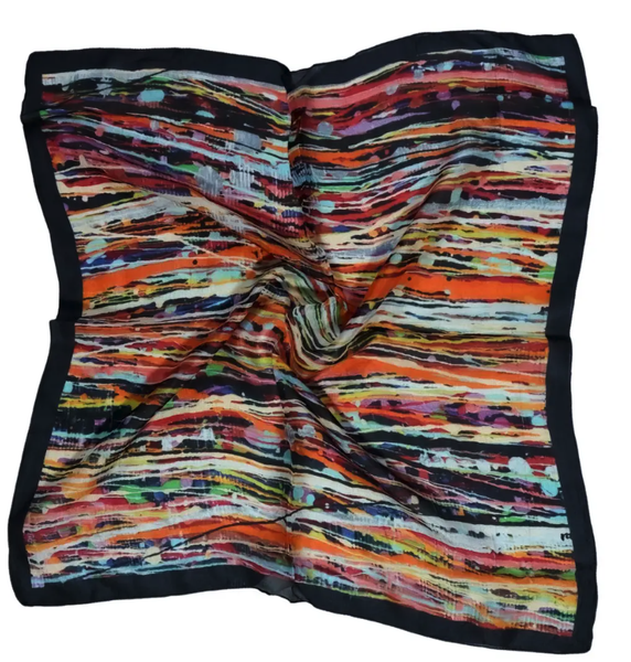 Silk Square Scarf - Abstract