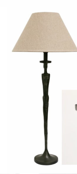 Femme Sculptured Tall LampBase - Dark Bronze/Black