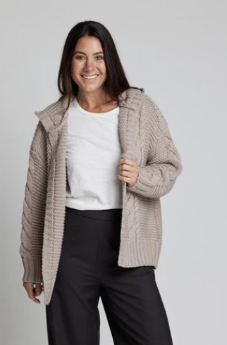 Chalet Cardigan Champagne S