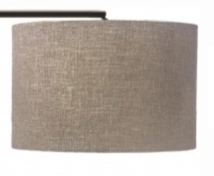 Grey Linen Drum Shade