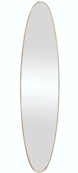 Dress Mirror - Oval - Gold