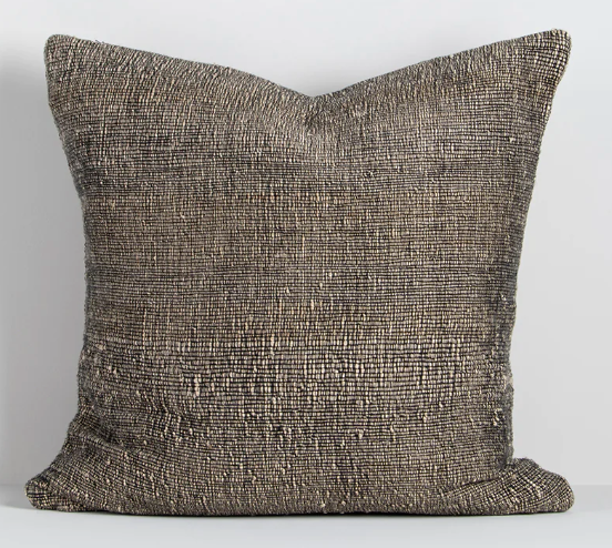 Magnus Cushion - Black/Natural - 50x50cm