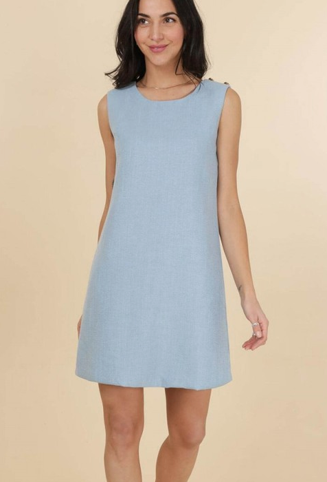 Harlow Dress Powder Blue - Small