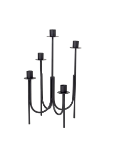 Broste Candlestick Farri Black