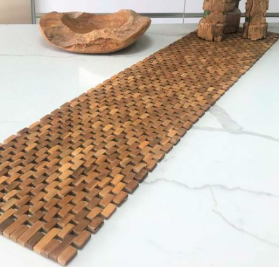 Handmade Teak Table Runner