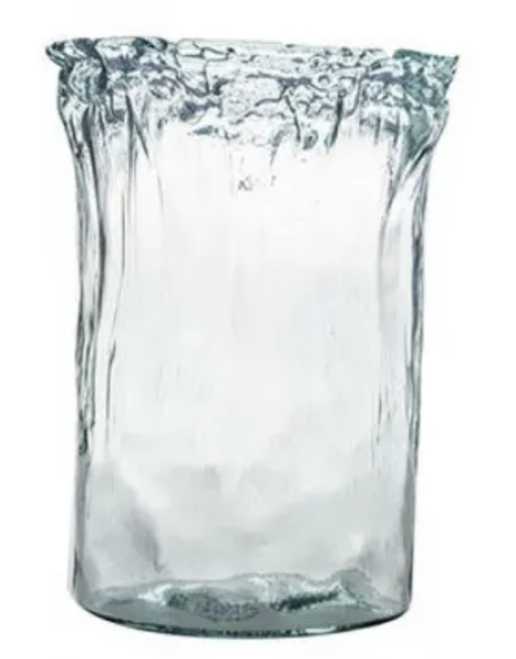 Recycled Glass Vase - clear