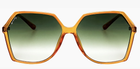 Virgo Gold Green Sunglasses