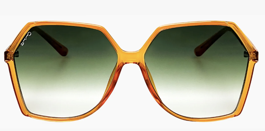 Virgo Gold Green Sunglasses