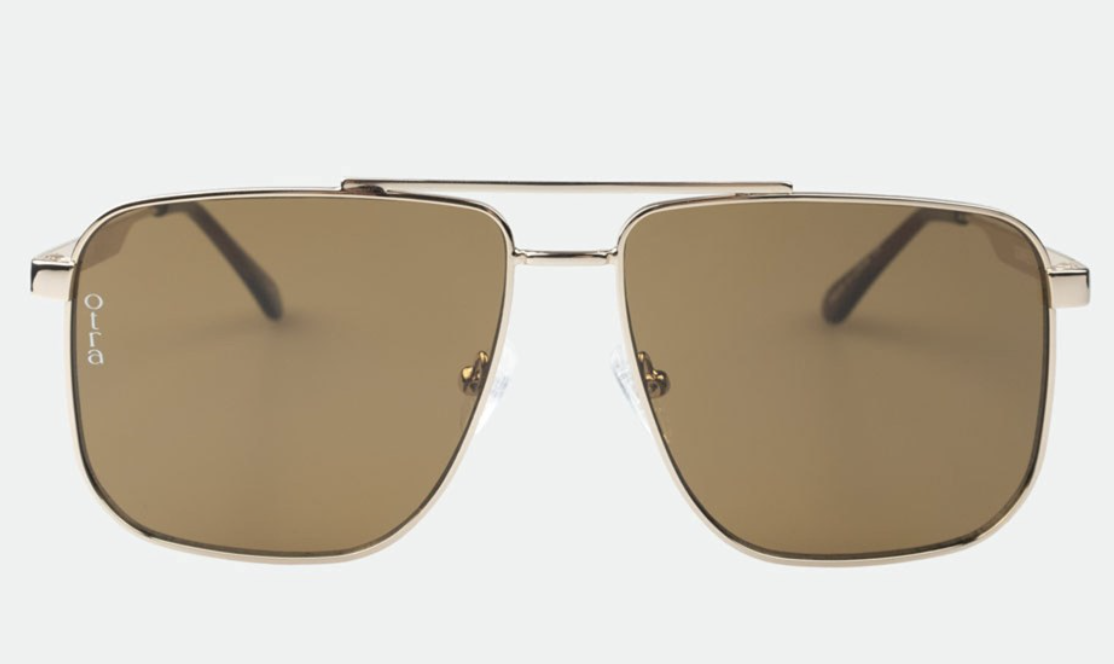 Sorrento Gold Pink Mirror Sunglasses