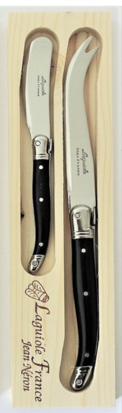 Laguiole Cheese Knife Set -Black