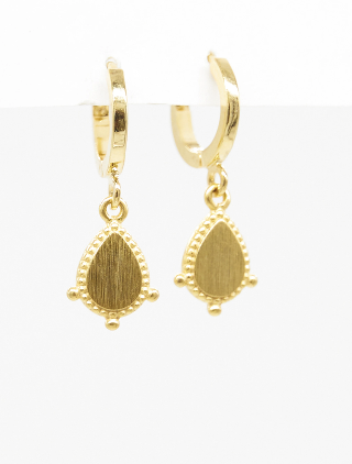 Earing Gold Tea Drop