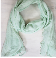 Pearly Mint Scarf