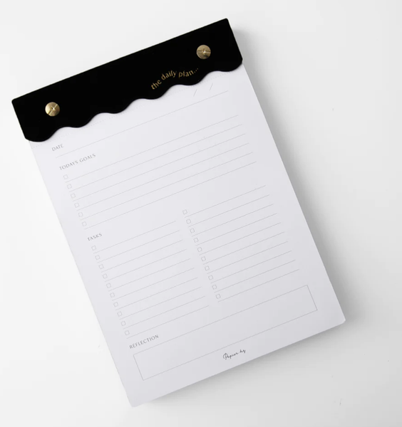 Curved Notes Pad Black