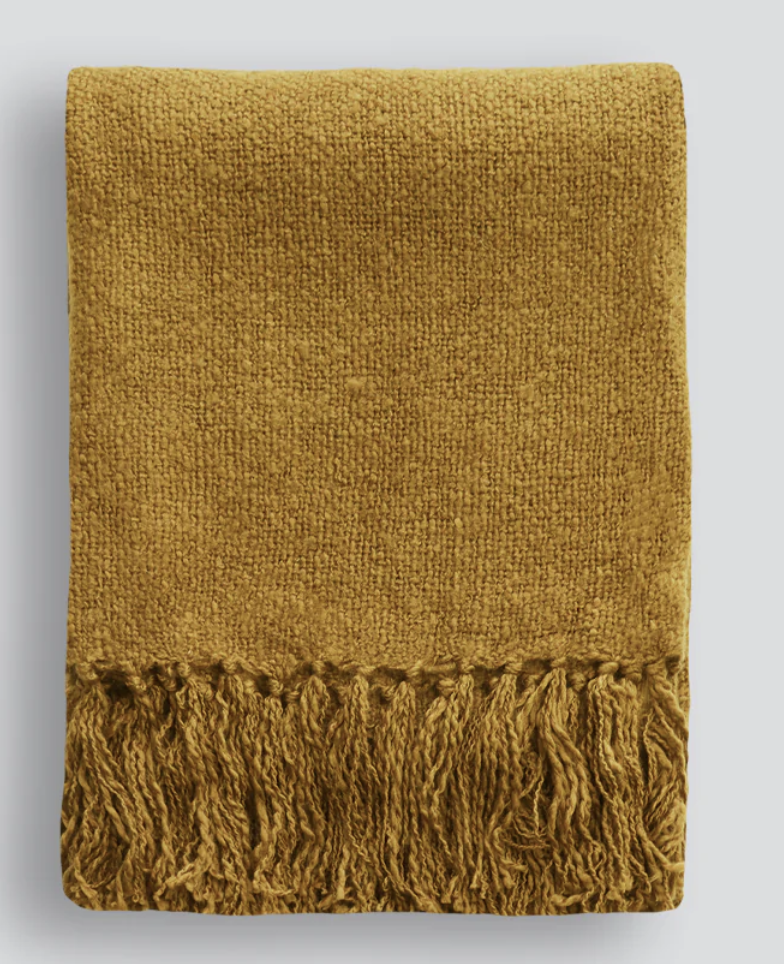 Serenade Throw - Turmeric