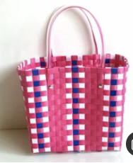 Plastic Recycled bag Pink
