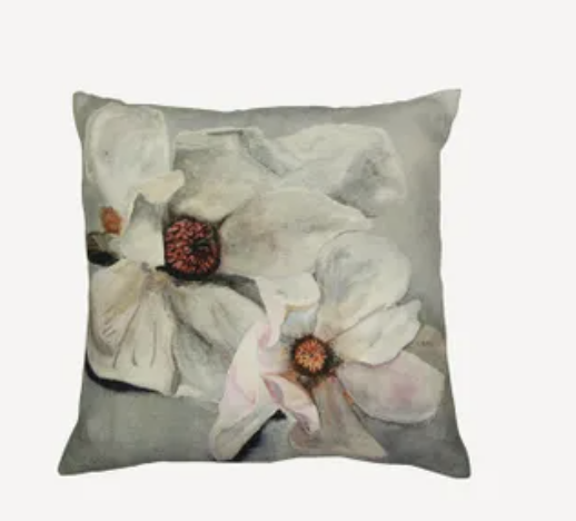 Magnolia Light Blue Cushion