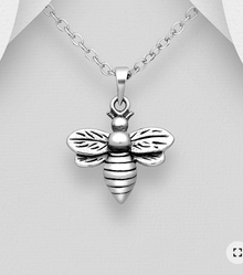 Sterling Silver Bee Necklace