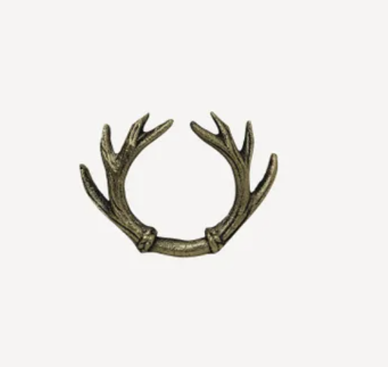 Antler Napkin Ring Gold