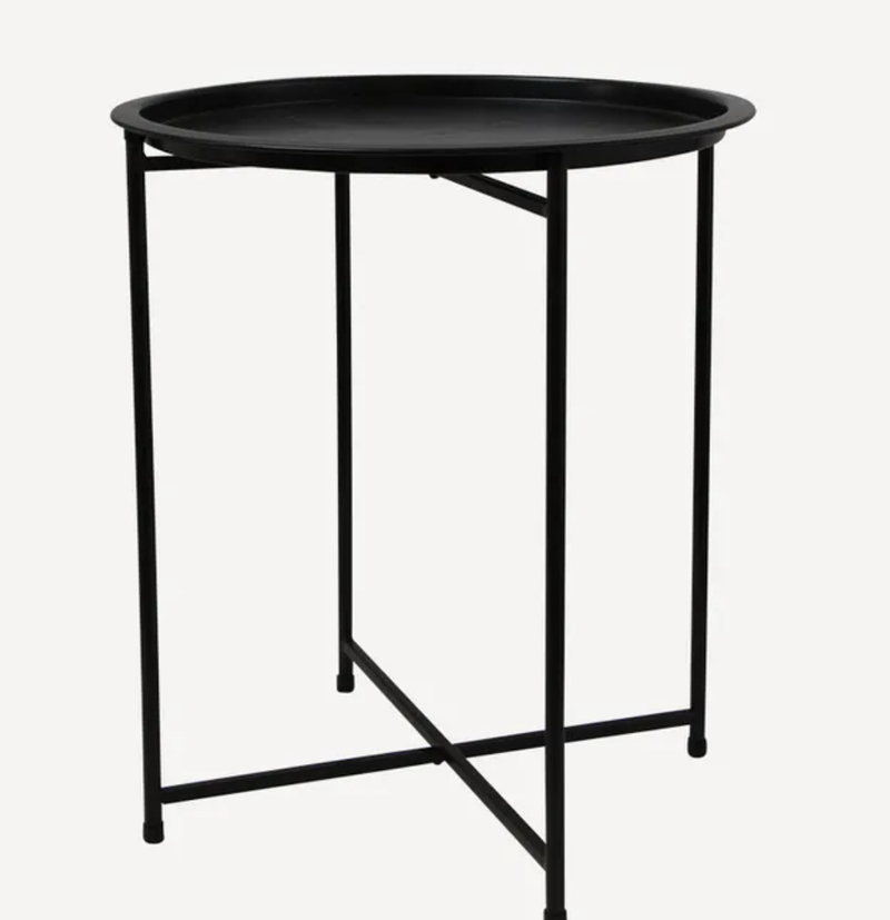 Round Tray Table on Folding legs