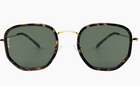 Otra Tate Tort/Green Sunglasses