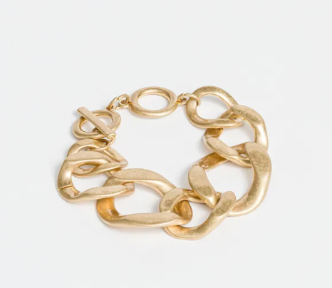 Chunky Link Gold Bracelet