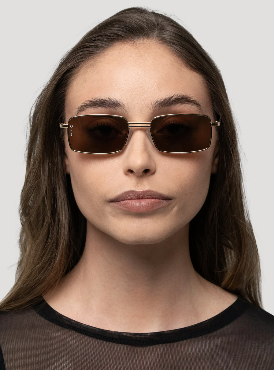 ILA Gold Brown Sunglasses