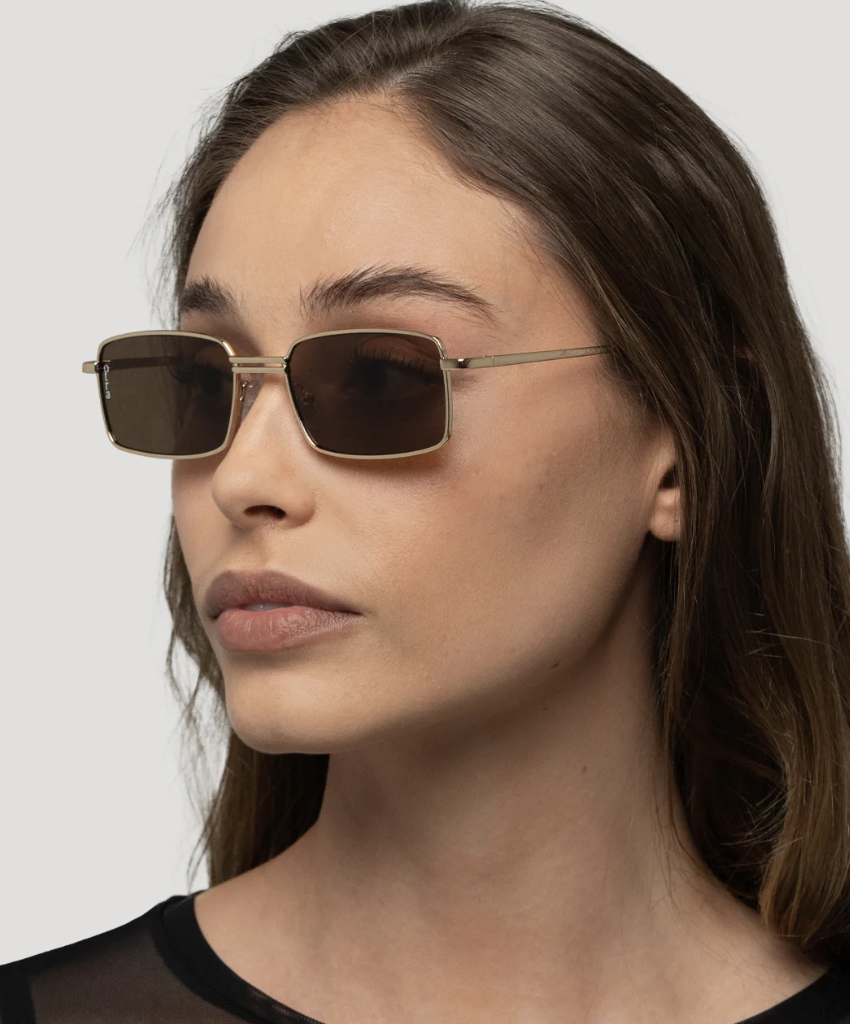 ILA Gold Brown Sunglasses