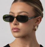 Gina Matcha Smoke Sunglasses