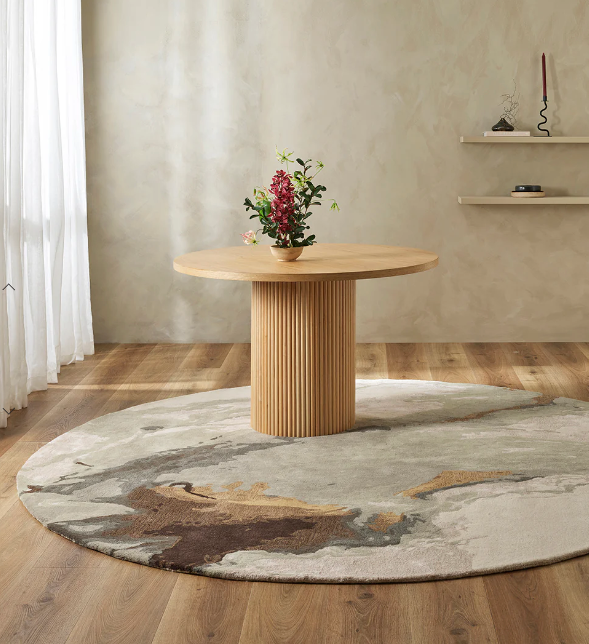 Uluru Rug - Round - Sandstone - 280cm