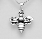 Sterling Silver Bee Necklace