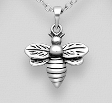 Sterling Silver Bee Necklace