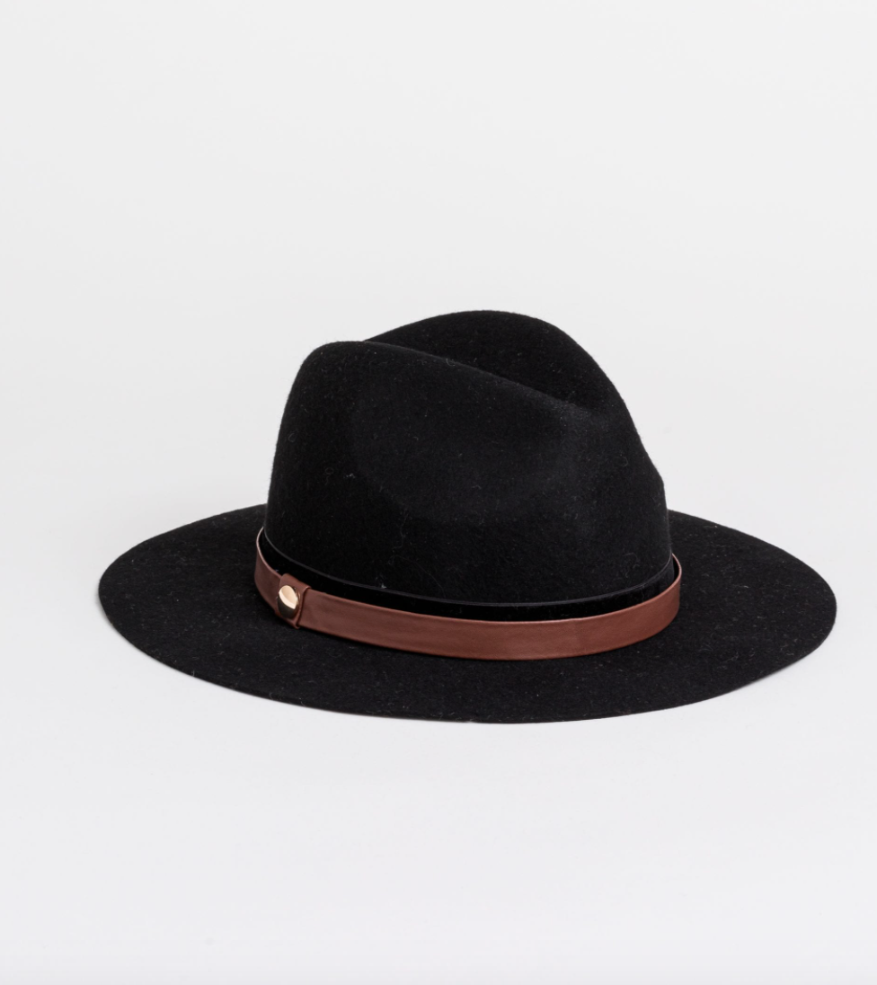 Santiago Wool Hat Black