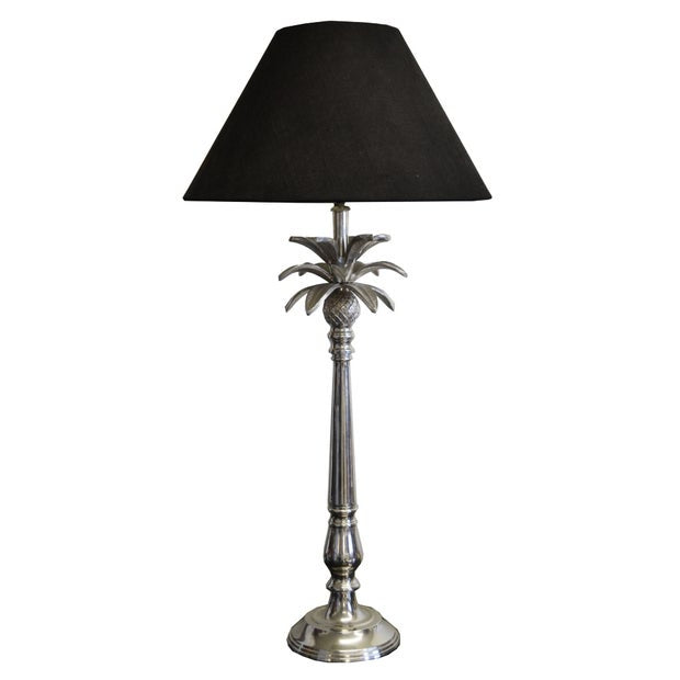 Pineapple Lamp Base - Polished Nickel