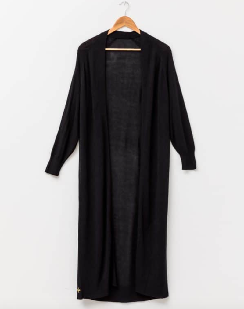 Duster Cardigan Black