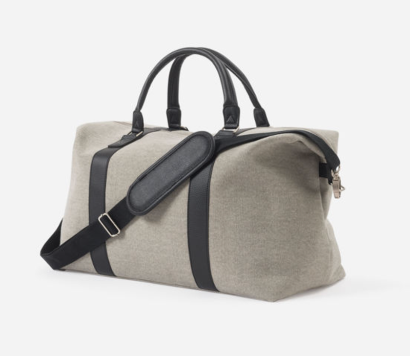 Canvas Weekender bag Grey