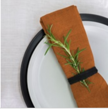 Linen Napkin Rust