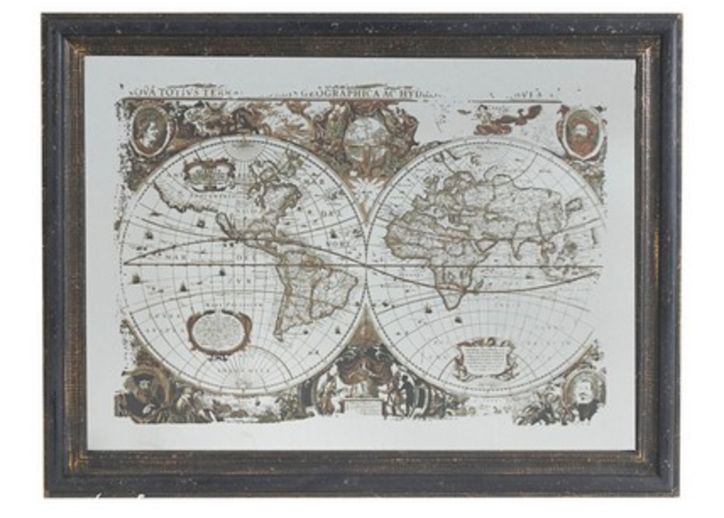 Mirrored World Map