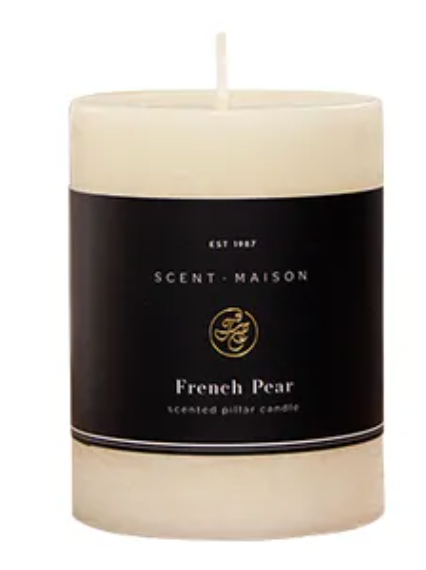 Pillar Candle French Pear 3x4