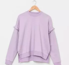 Lexi Ruffle Sweater Lilac 8