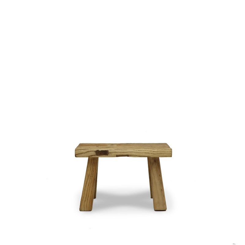 Parq Elm Footstool - Natural