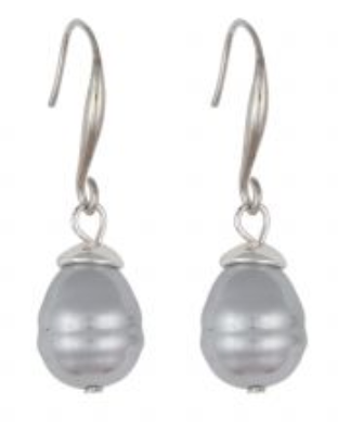 Calais Earrings Grey