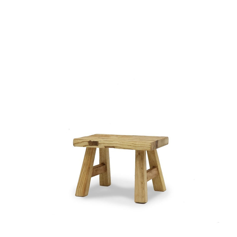 Parq Elm Footstool - Natural