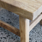 Parq Elm Footstool - Natural