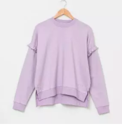Lexi Ruffle Sweater Lilac 12
